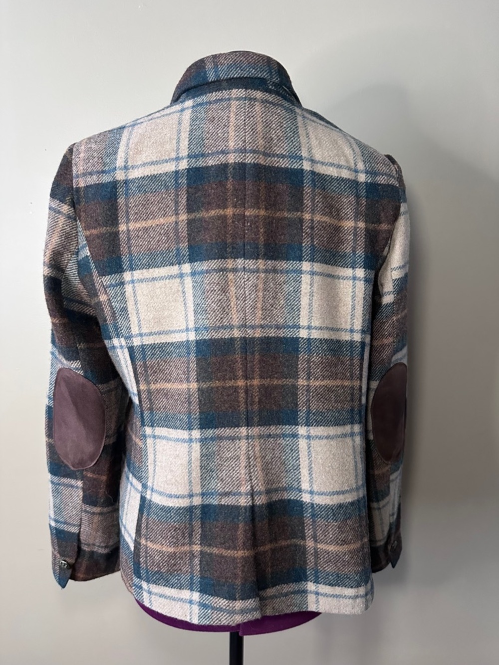 Joie Plaid Wool Blend Single Button Blazer, Heritage, Preppy, Academia - Picture 3 of 10